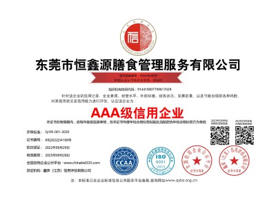 AAA級信用企業(yè)銅牌